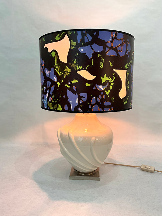 Luminaire comme un vitrail - céleste