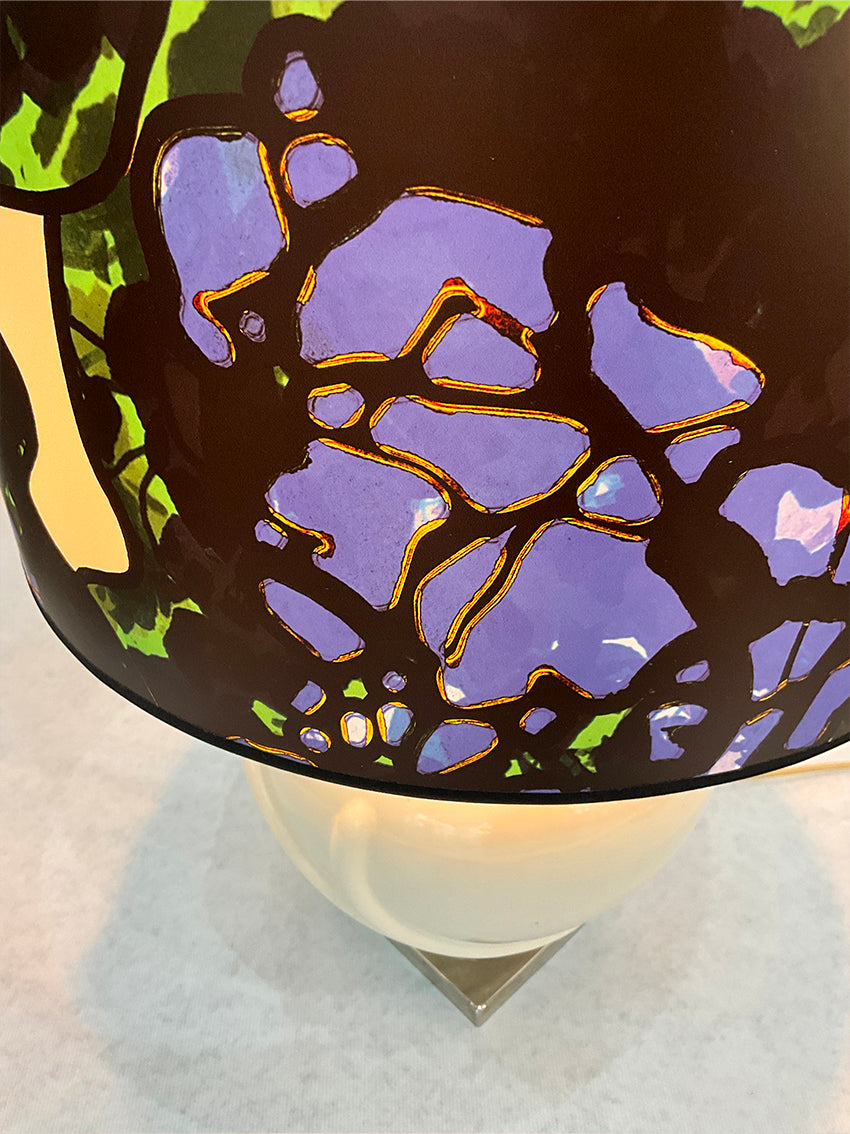 Luminaire comme un vitrail - céleste
