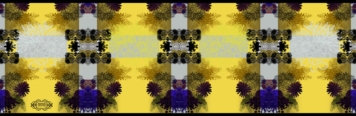 Abat jour pour lampe Bo - commande couleur JAUNE